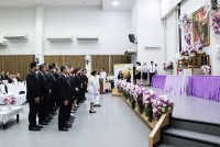 ถวายพานพุ่ม ร.4 คณะวิทย์ มช