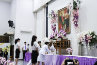 ถวายพานพุ่ม ร.4 คณะวิทย์ มช