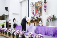 ถวายพานพุ่ม ร.4 คณะวิทย์ มช