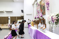 ถวายพานพุ่ม ร.4 คณะวิทย์ มช