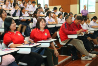 คณะศึกษาศาสตร์ มช. ให้การต้อนรับครูและนักเรียนโรงเรียนแม่ใจวิทยาคมศึกษาดูงาน