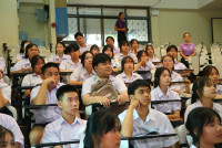 คณะศึกษาศาสตร์ มช. ให้การต้อนรับครูและนักเรียนโรงเรียนแม่ใจวิทยาคมศึกษาดูงาน