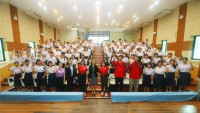 คณะศึกษาศาสตร์ มช. ให้การต้อนรับครูและนักเรียนโรงเรียนแม่ใจวิทยาคมศึกษาดูงาน