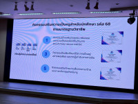 คณะศึกษาศาสตร์ มช. จัดกิจกรรมทีมวิชาการพบปะนักศึกษา แนะนำวิธีตรวจสอบ มชท.92 เพื่อให้สำเร็จการศึกษาตามโครงสร้างหลักสูตร