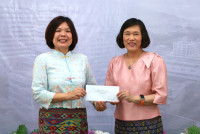 ผู้บริหาร คณะศึกษาศาสตร์ มช. ร่วมแสดงความยินดีในโอกาส 65 ปีการศึกษาพยาบาล และ ครบรอบ 53 ปี บ้านสีแสด มช.