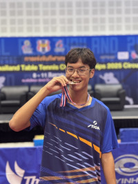ศึกษาศาสตร์ มช. สุดปลื้ม! นักศึกษาพลศึกษา คว้าที่ 3 เทเบิลเทนนิสระดับประเทศ