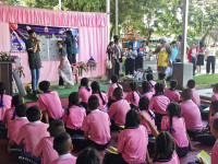 นศ. ชีววิทยา ศึกษาศาสตร์ มช. จัดค่ายวิทยาศาสตร์ ณ โรงเรียนวัดพญาชมภู