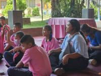 นศ. ชีววิทยา ศึกษาศาสตร์ มช. จัดค่ายวิทยาศาสตร์ ณ โรงเรียนวัดพญาชมภู