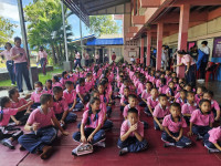 นศ. ชีววิทยา ศึกษาศาสตร์ มช. จัดค่ายวิทยาศาสตร์ ณ โรงเรียนวัดพญาชมภู