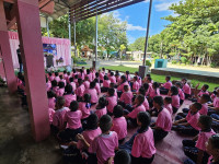 นศ. ชีววิทยา ศึกษาศาสตร์ มช. จัดค่ายวิทยาศาสตร์ ณ โรงเรียนวัดพญาชมภู