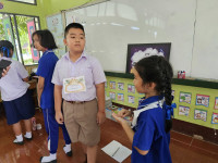 นักศึกษาชีววิทยา ศึกษาศาสตร์ มช. จัดค่ายวิทยาศาสตร์ ณ โรงเรียนบ้านป่าตาล