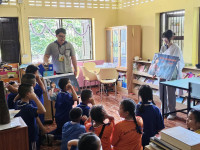 นักศึกษาชีววิทยา ศึกษาศาสตร์ มช. จัดค่ายวิทยาศาสตร์ ณ โรงเรียนบ้านป่าตาล