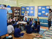 นักศึกษาชีววิทยา ศึกษาศาสตร์ มช. จัดค่ายวิทยาศาสตร์ ณ โรงเรียนบ้านป่าตาล