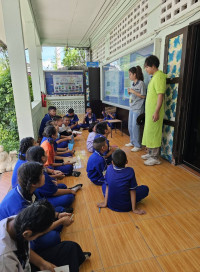 นักศึกษาชีววิทยา ศึกษาศาสตร์ มช. จัดค่ายวิทยาศาสตร์ ณ โรงเรียนบ้านป่าตาล