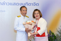 ผู้เกษียณอายุงาน/ราชการคณะศึกษาศาสตร์ มช. ร่วมพิธีมอบเกียรติบัตรและกล่าวแสดงมุทิตาจิต แก่ข้าราชการ พนักงานมหาวิทยาลัย ลูกจ้างประจำ และพนักงานส่วนงานที่เกษียณอายุราชการ ประจำปี 2568