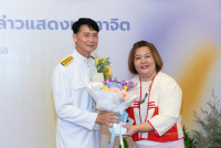 ผู้เกษียณอายุงาน/ราชการคณะศึกษาศาสตร์ มช. ร่วมพิธีมอบเกียรติบัตรและกล่าวแสดงมุทิตาจิต แก่ข้าราชการ พนักงานมหาวิทยาลัย ลูกจ้างประจำ และพนักงานส่วนงานที่เกษียณอายุราชการ ประจำปี 2568
