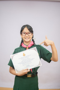 เด็กหญิงพรรณวลัย จันทร์หอม (เปรี้ยวหวาน) ได้รับรางวัลนักเรียนพระราชทาน ลำดับที่ 3