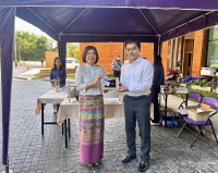 ผู้บริหารศึกษาศาสตร์ มช. ร่วมพิธีทำบุญอาคารที่พัก มช. (แม่เหียะ) เสริมสิริมงคล