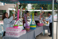 ธนาคารออมสิน สาขา มช. ร่วมบุญกฐินสามัคคี ศึกษาศาสตร์ มช. สมทบทุนสร้างพระวิหารวัดป่าจำปาราว