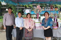 ธนาคารออมสิน สาขา มช. ร่วมบุญกฐินสามัคคี ศึกษาศาสตร์ มช. สมทบทุนสร้างพระวิหารวัดป่าจำปาราว