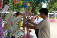 ธนาคารออมสิน สาขา มช. ร่วมบุญกฐินสามัคคี ศึกษาศาสตร์ มช. สมทบทุนสร้างพระวิหารวัดป่าจำปาราว