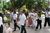 ผู้บริหาร นักศึกษา เจ้าหน้าที่คณะศึกษาศาสตร์ ครูและนักเรียน รร.สาธิตฯ มช. ร่วมพิธีทอดถวายผ้ากฐินมหาวิทยาลัยเชียงใหม่ ประจำปี 2568