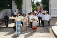 ผู้บริหาร นักศึกษา เจ้าหน้าที่คณะศึกษาศาสตร์ ครูและนักเรียน รร.สาธิตฯ มช. ร่วมพิธีทอดถวายผ้ากฐินมหาวิทยาลัยเชียงใหม่ ประจำปี 2568