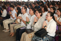 ผู้บริหาร นักศึกษา เจ้าหน้าที่คณะศึกษาศาสตร์ ครูและนักเรียน รร.สาธิตฯ มช. ร่วมพิธีทอดถวายผ้ากฐินมหาวิทยาลัยเชียงใหม่ ประจำปี 2568