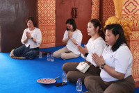 ผู้บริหาร นักศึกษา เจ้าหน้าที่คณะศึกษาศาสตร์ ครูและนักเรียน รร.สาธิตฯ มช. ร่วมพิธีทอดถวายผ้ากฐินมหาวิทยาลัยเชียงใหม่ ประจำปี 2568