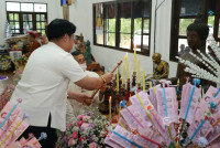 คณะศึกษาศาสตร์ มช. เป็นเจ้าภาพทอดกฐินสามัคคี เพื่อสมทบทุน สร้างพระวิหารและบูรณปฏิสังขรณ์ วัดป่าจำปาราว (ร้าง)