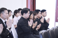 พิธีทำบุญตักบาตรเพื่อถวายเป็นพระราชกุศล สมเด็จพระนางเจ้าสิริกิติ์ 