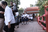 พิธีทำบุญตักบาตรเพื่อถวายเป็นพระราชกุศล สมเด็จพระนางเจ้าสิริกิติ์ 