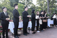 พิธีทำบุญตักบาตรเพื่อถวายเป็นพระราชกุศล สมเด็จพระนางเจ้าสิริกิติ์ 