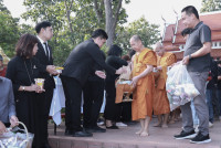 พิธีทำบุญตักบาตรเพื่อถวายเป็นพระราชกุศล สมเด็จพระนางเจ้าสิริกิติ์ 