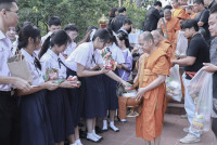 พิธีทำบุญตักบาตรเพื่อถวายเป็นพระราชกุศล สมเด็จพระนางเจ้าสิริกิติ์ 