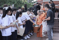 พิธีทำบุญตักบาตรเพื่อถวายเป็นพระราชกุศล สมเด็จพระนางเจ้าสิริกิติ์ 