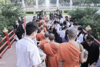 พิธีทำบุญตักบาตรเพื่อถวายเป็นพระราชกุศล สมเด็จพระนางเจ้าสิริกิติ์ 