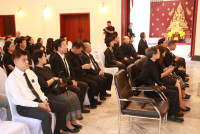 คณะศึกษาศาสตร์ มช. ร่วมพิธีทำบุญตักบาตรพระสงฆ์ ในวาระสัตตมวาร (7 วัน) อุทิศถวายพระราชกุศลแด่สมเด็จพระนางเจ้าสิริกิติ์ พระบรมราชินีนาถ พระบรมราชชนนีพันปีหลวง ณ ศาลาธรรม