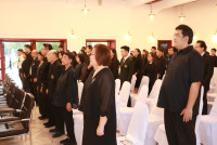 คณะศึกษาศาสตร์ มช. ร่วมพิธีทำบุญตักบาตรพระสงฆ์ ในวาระสัตตมวาร (7 วัน) อุทิศถวายพระราชกุศลแด่สมเด็จพระนางเจ้าสิริกิติ์ พระบรมราชินีนาถ พระบรมราชชนนีพันปีหลวง ณ ศาลาธรรม