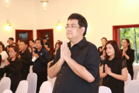 คณะศึกษาศาสตร์ มช. ร่วมพิธีทำบุญตักบาตรพระสงฆ์ ในวาระสัตตมวาร (7 วัน) อุทิศถวายพระราชกุศลแด่สมเด็จพระนางเจ้าสิริกิติ์ พระบรมราชินีนาถ พระบรมราชชนนีพันปีหลวง ณ ศาลาธรรม