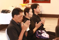 คณะศึกษาศาสตร์ มช. ร่วมพิธีทำบุญตักบาตรพระสงฆ์ ในวาระสัตตมวาร (7 วัน) อุทิศถวายพระราชกุศลแด่สมเด็จพระนางเจ้าสิริกิติ์ พระบรมราชินีนาถ พระบรมราชชนนีพันปีหลวง ณ ศาลาธรรม