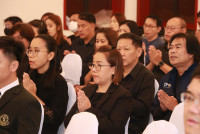 คณะศึกษาศาสตร์ มช. ร่วมพิธีทำบุญตักบาตรพระสงฆ์ ในวาระสัตตมวาร (7 วัน) อุทิศถวายพระราชกุศลแด่สมเด็จพระนางเจ้าสิริกิติ์ พระบรมราชินีนาถ พระบรมราชชนนีพันปีหลวง ณ ศาลาธรรม