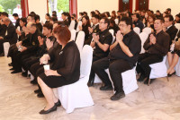 คณะศึกษาศาสตร์ มช. ร่วมพิธีทำบุญตักบาตรพระสงฆ์ ในวาระสัตตมวาร (7 วัน) อุทิศถวายพระราชกุศลแด่สมเด็จพระนางเจ้าสิริกิติ์ พระบรมราชินีนาถ พระบรมราชชนนีพันปีหลวง ณ ศาลาธรรม