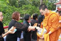 คณะศึกษาศาสตร์ มช. ร่วมพิธีทำบุญตักบาตรพระสงฆ์ ในวาระสัตตมวาร (7 วัน) อุทิศถวายพระราชกุศลแด่สมเด็จพระนางเจ้าสิริกิติ์ พระบรมราชินีนาถ พระบรมราชชนนีพันปีหลวง ณ ศาลาธรรม