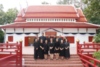 คณะศึกษาศาสตร์ มช. ร่วมพิธีทำบุญตักบาตรพระสงฆ์ ในวาระสัตตมวาร (7 วัน) อุทิศถวายพระราชกุศลแด่สมเด็จพระนางเจ้าสิริกิติ์ พระบรมราชินีนาถ พระบรมราชชนนีพันปีหลวง ณ ศาลาธรรม