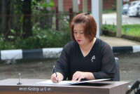 คณะศึกษาศาสตร์ มช. จัดพิธีน้อมรำลึกในพระมหากรุณาธิคุณและลงนามถวายอาลัย สมเด็จพระนางเจ้าสิริกิติ์ พระบรมราชินีนาถ พระบรมราชชนนีพันปีหลวง