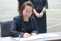 คณะศึกษาศาสตร์ มช. จัดพิธีน้อมรำลึกในพระมหากรุณาธิคุณและลงนามถวายอาลัย สมเด็จพระนางเจ้าสิริกิติ์ พระบรมราชินีนาถ พระบรมราชชนนีพันปีหลวง