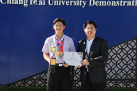 ธนวัฒน์ ตัวแทนนักเรียนอัจฉริยภาพวิชาการ สวช.