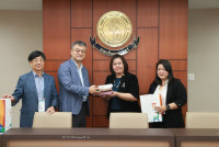 ให้การต้อนรับคณะอาคันตุกะจาก Busan National University of Education