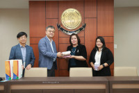 ให้การต้อนรับคณะอาคันตุกะจาก Busan National University of Education